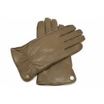 Nervures Droites Etoupe Matte Alligator and Lambskin Leather Gloves main image 0